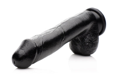 10 Inch Mighty Midnight | Large Realistic Dildo - Huge Realistic Dildo - Giant Realistic Dildo - The Dildo Hub