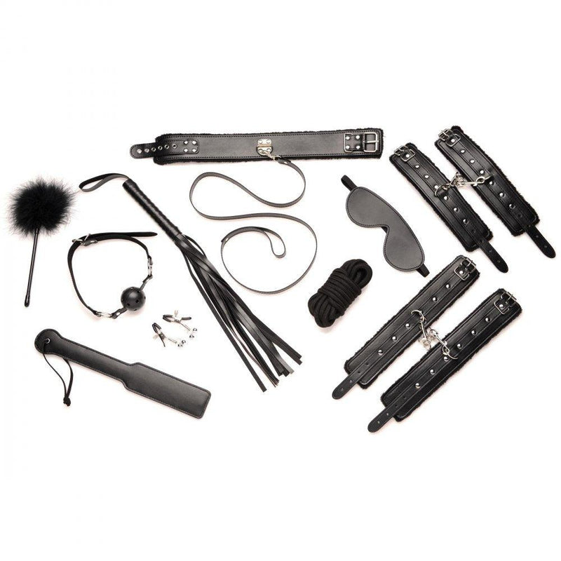 10 Piece Plush Bondage Set | Sizzling 🔥 BDSM Accessories - The Dildo Hub