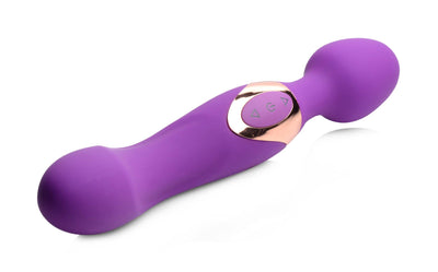 10X Dual Duchess 2-in-1 Silicone Massager - Purple - The Dildo Hub