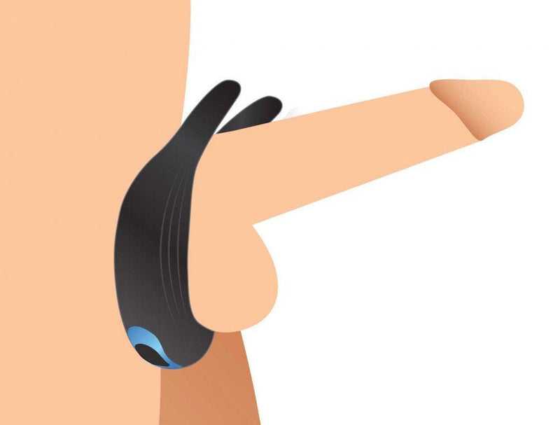 10X Dual Stim Silicone Cock Ring - The Dildo Hub