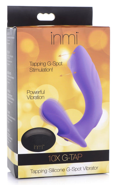 10X G-Tap Tapping Silicone G-spot Vibrator - The Dildo Hub