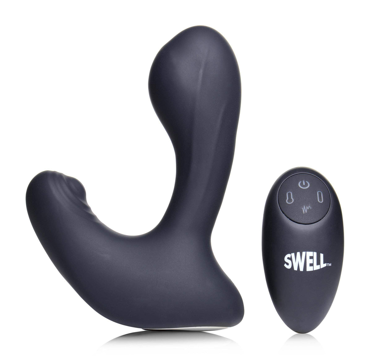 10X Inflatable and Tapping Silicone Prostate Vibrator - The Dildo Hub