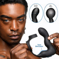 10X Inflatable & Vibrating Prostate Plug w/ Cock & Ball Ring