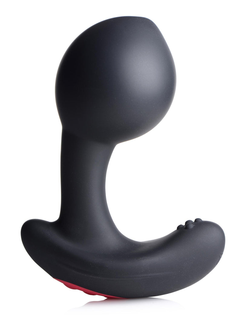 10X Inflatable and Vibrating Silicone Prostate Plug - The Dildo Hub