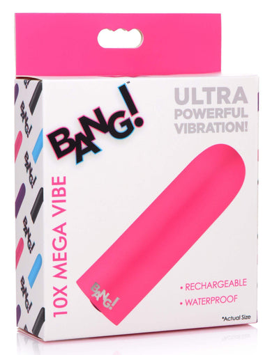 10X Mega Pink Bullet Vibrator - The Dildo Hub