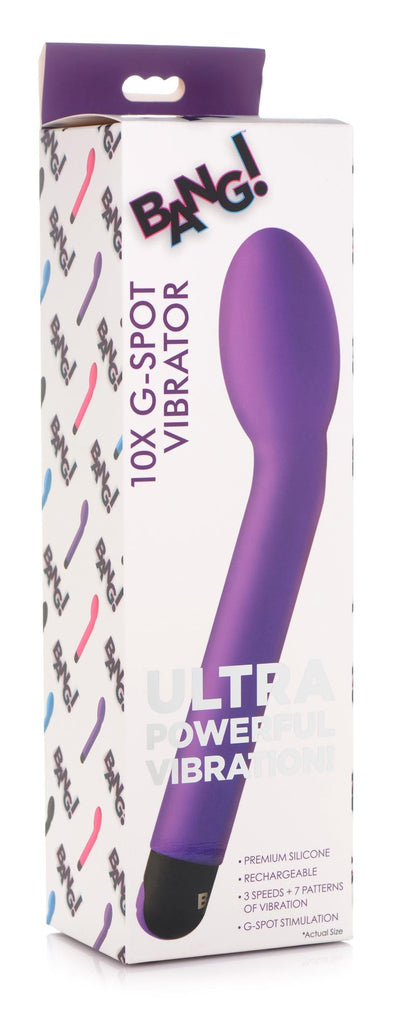 10X PurpleSilicone G-Spot Vibrator - The Dildo Hub