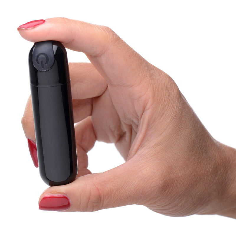 10X Rechargeable Black Bullet Vibrator - The Dildo Hub