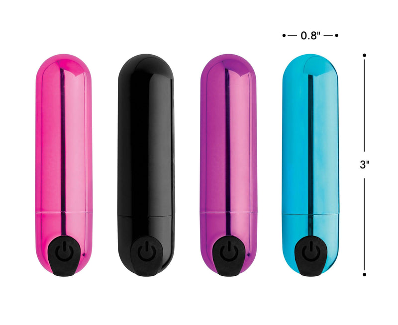 10X Rechargeable Black Bullet Vibrator - The Dildo Hub