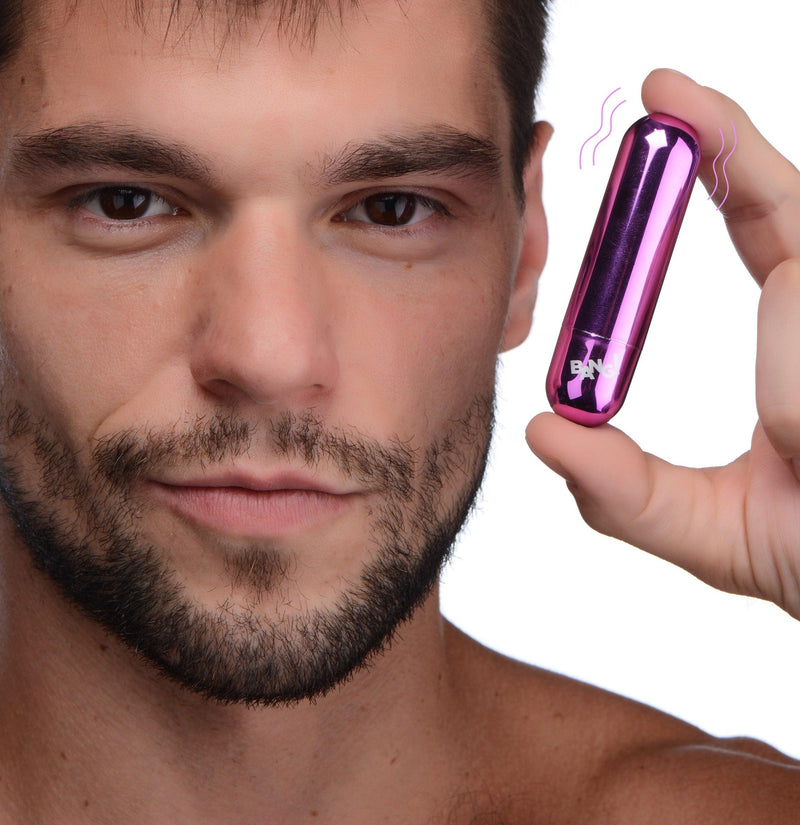 10X Rechargeable Purple Bullet Vibrator - The Dildo Hub