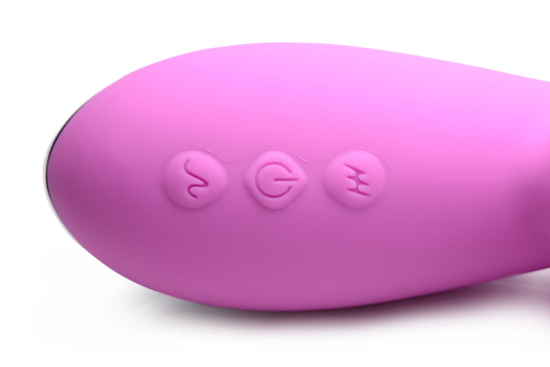 10X Silicone Suction Rabbit Vibrator - Pink - The Dildo Hub