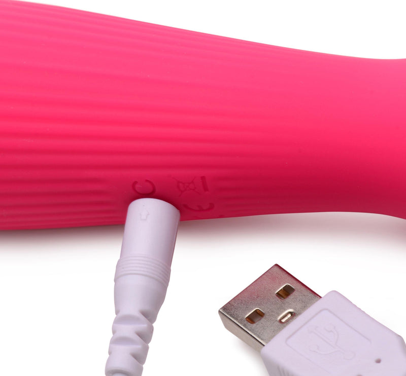 10X Silicone Wand Massager - Magenta - The Dildo Hub