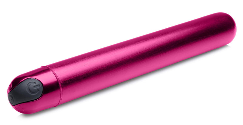 10X Slim Metallic Bullet Vibrator - Pink - The Dildo Hub