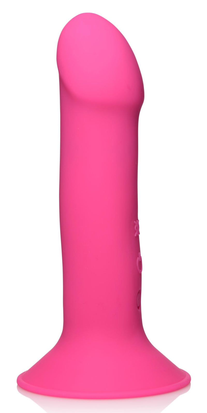 10X Squeezable Vibrating Dildo - Pink - The Dildo Hub