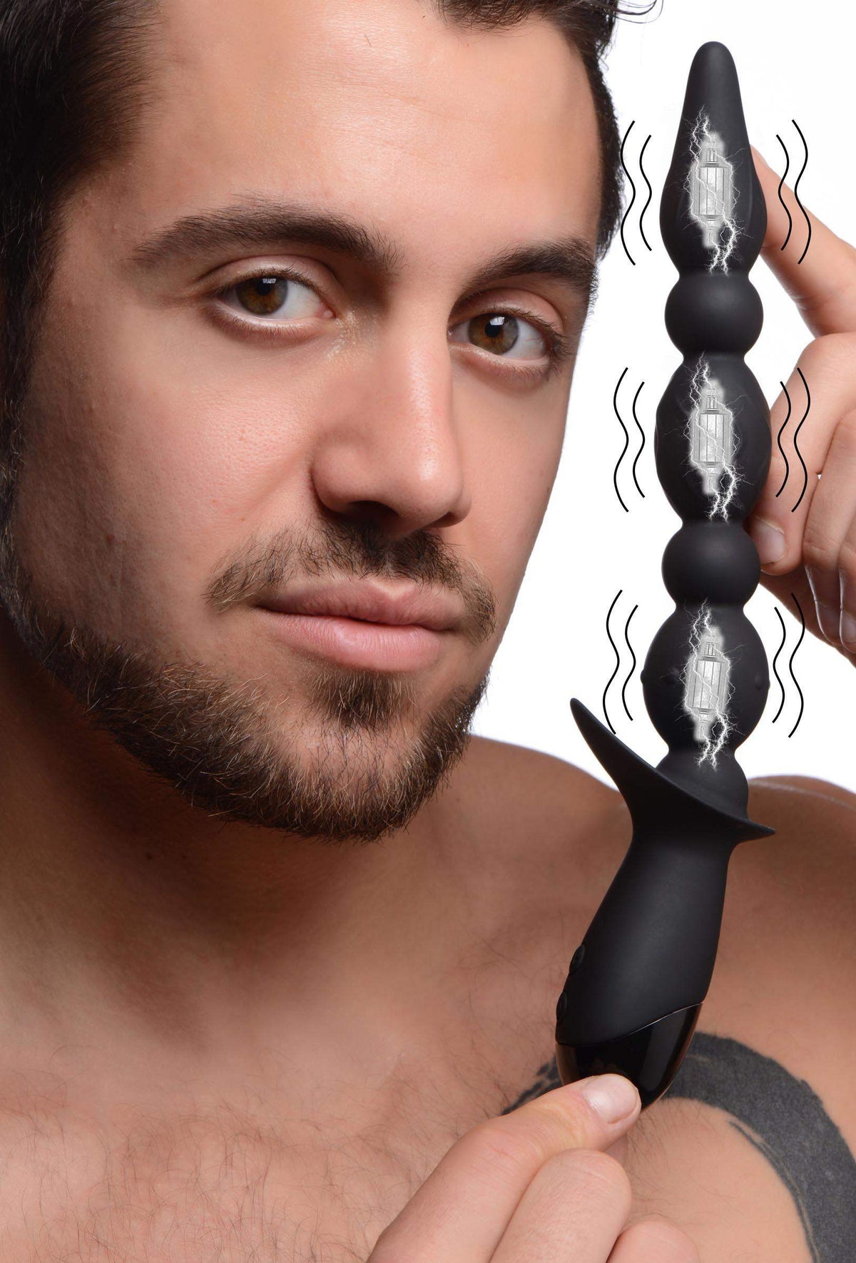 10X Triple-Blast Silicone Vibrating Beads - The Dildo Hub