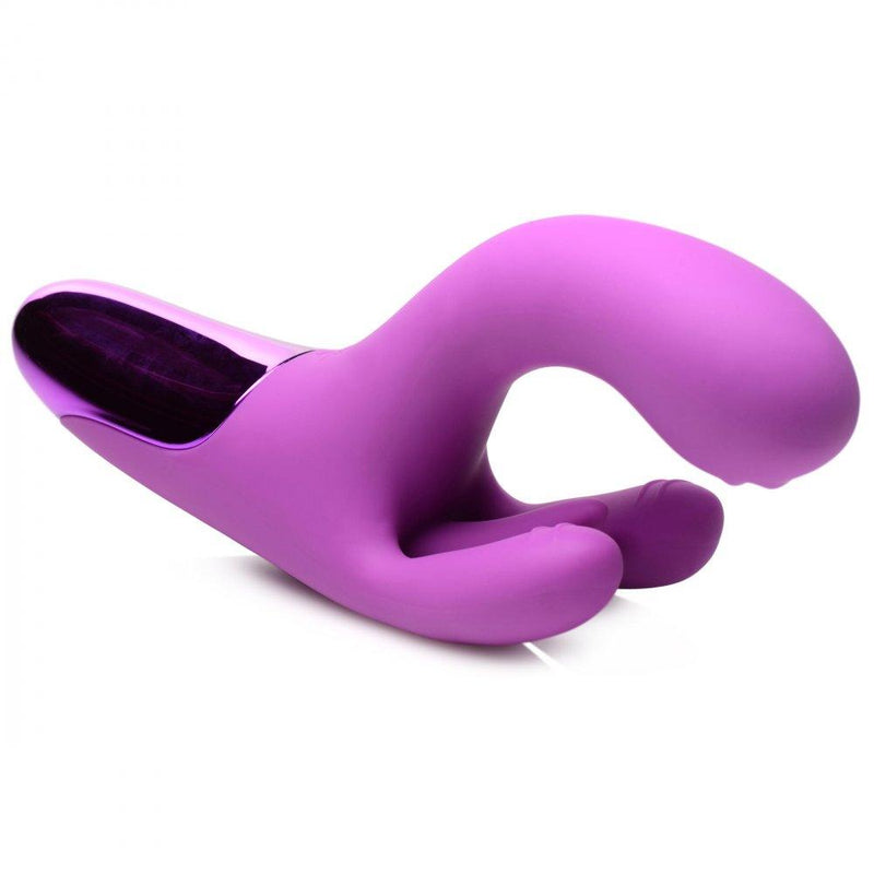 10X Triple Rabbit Silicone Vibrator - The Dildo Hub