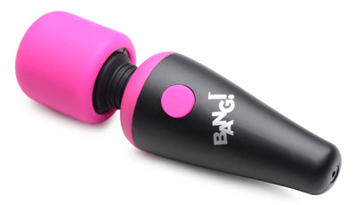 10X Ultra Powerful Silicone Mini Wand Vibrator - Pink - The Dildo Hub