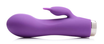 10X Wonder Mini Rabbit Silicone Vibrator - Purple - The Dildo Hub