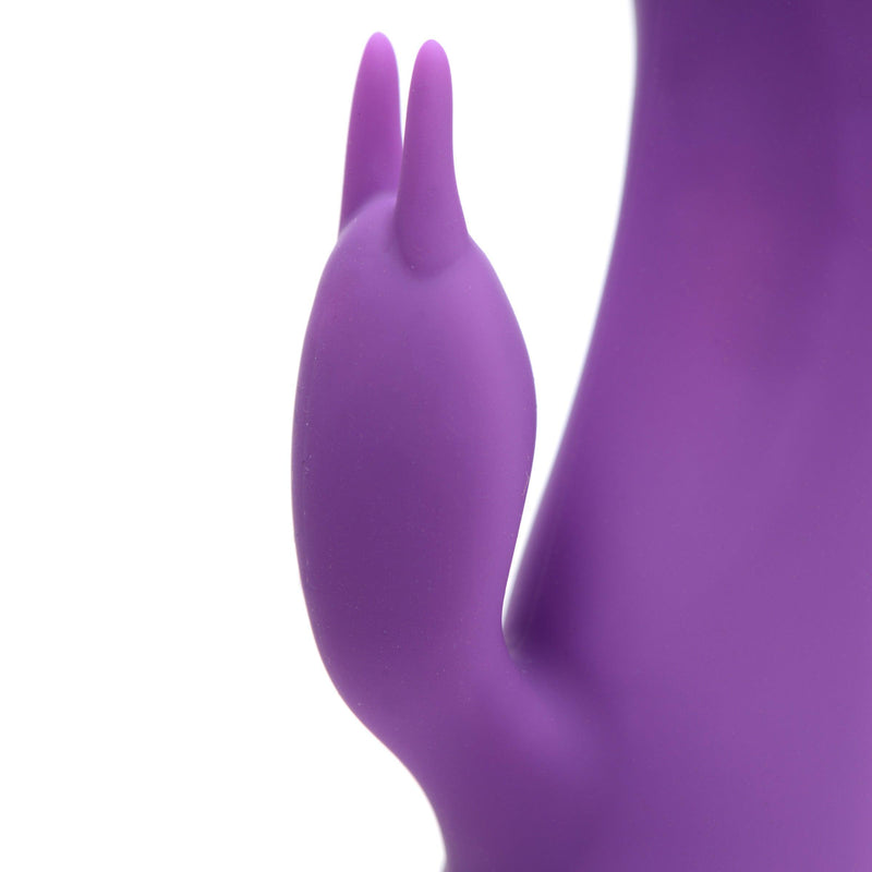 10X Wonder Mini Rabbit Silicone Vibrator - Purple - The Dildo Hub