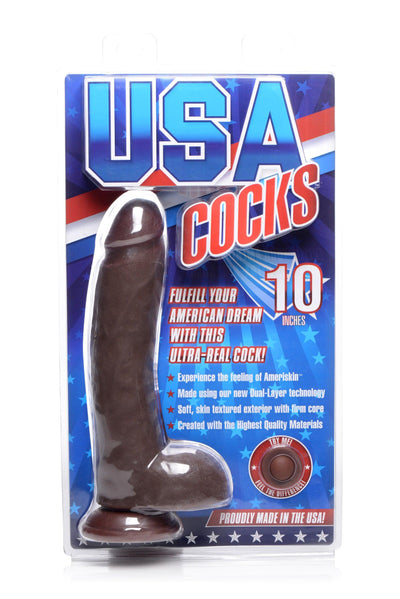 11.25 Inch Black Dong | Dual Layer Realistic Dildo - Huge Realistic Dildo - Large Realistic Dildo - The Dildo Hub