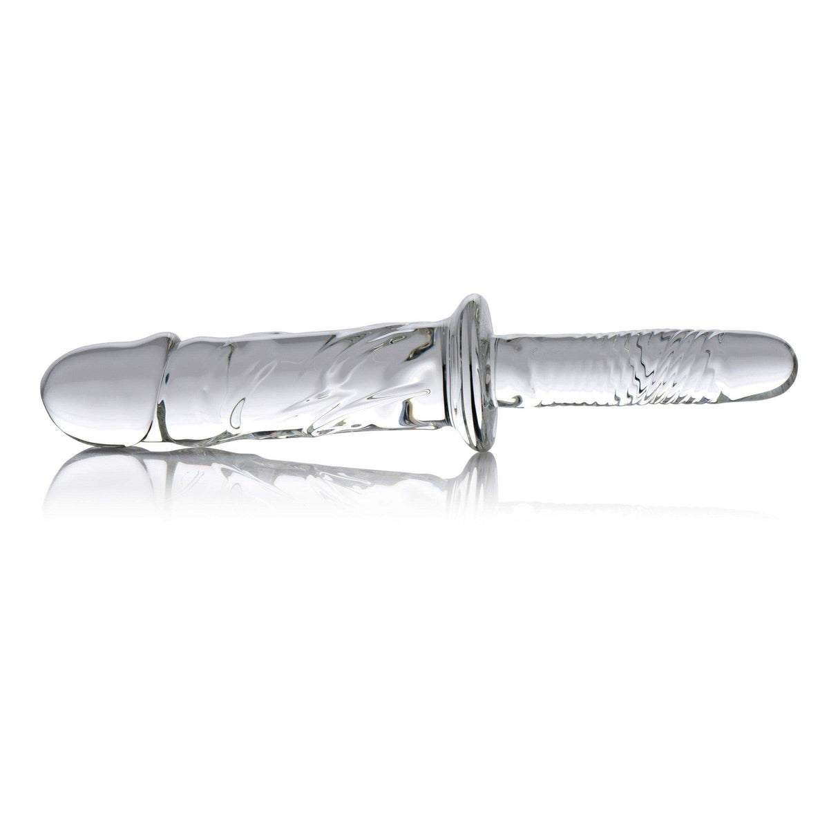 11.5 Inch Brutus | Large Glass Dildo - Huge Glass Dildo - Textured Glass Dildo - The Dildo Hub