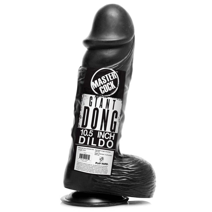 11 Inch Black Dong | Large Realistic Dildo - Huge Realistic Dildo - Extreme Dildo - The Dildo Hub