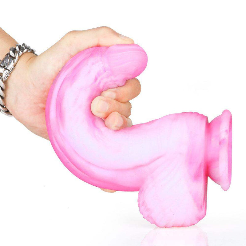 ✨ 11 Inch Party Dong Glittered Silicone Dildo - The Dildo Hub