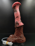 Custom Mustang Huge Horse Dildo in Platinum Silicone