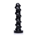 The Screw Giant 12.5 inch Big Black Dildo w/ Suction Cup