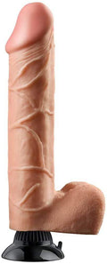 Real Feel Deluxe 12 Inch Wallbanger Realistic Vibrating Dildo w/ Suction Cup