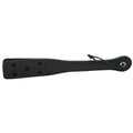 12 Inch Leather Spanking Slapper with Holes | BDSM Gear