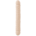 12 Inch White Veiner | Double Dildo - Double-Headed Dildo - Extra Large Dildo
