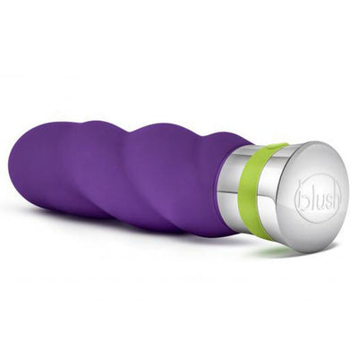Aria Vibrance 10-Function Luxury Silicone Vibrator Plum | Blush  from thedildohub.com