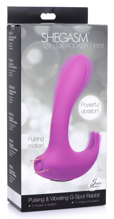 12X Lux Rocker Pulsing and Vibrating G-Spot Rabbit - The Dildo Hub