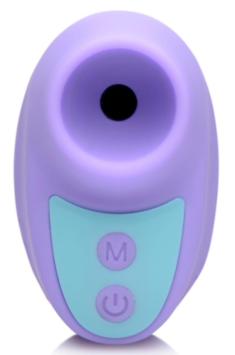 12X Mini Silicone Clit Stimulator - Purple - The Dildo Hub