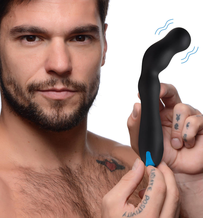 12X Silicone Beaded Prostate Vibrator - The Dildo Hub