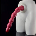 Hosed & Beaded 13.58 Inch Anal Snake Dildo w/ Suction Cup