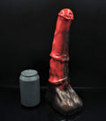 Custom Appaloosa Huge Horse Dildo in Platinum Silicone