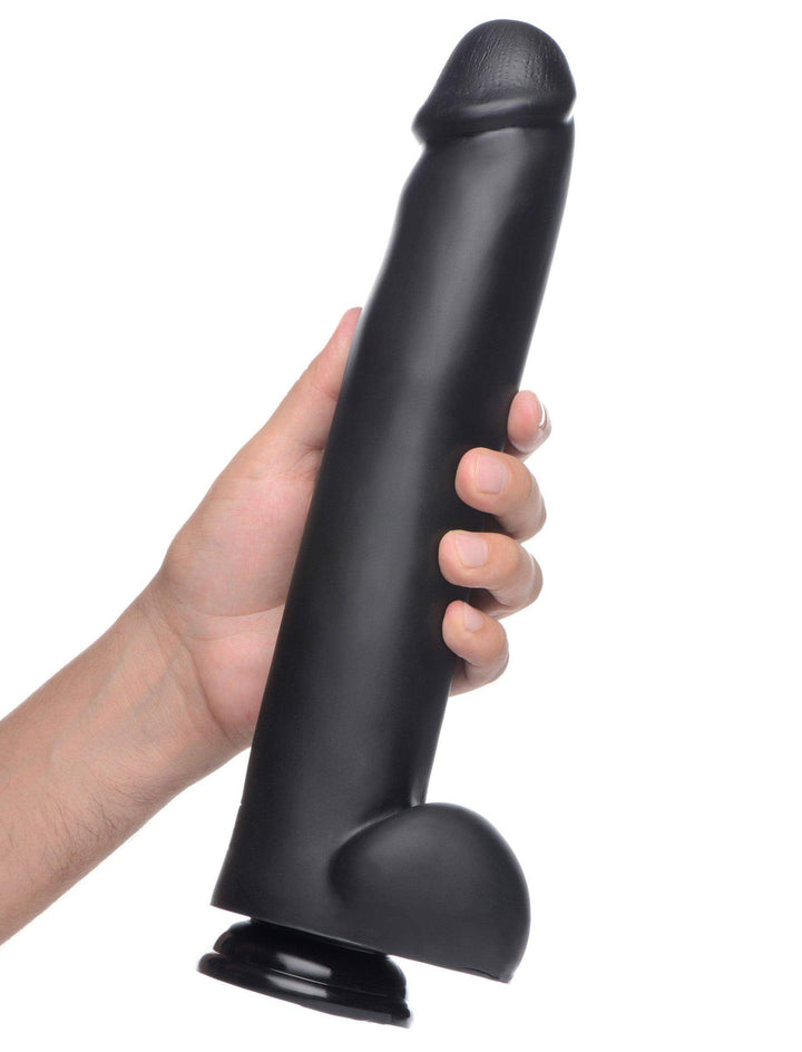 13 Inch Black Master | Large Realistic Dildo - Huge Realistic Dildo - Big Realistic Dildo - The Dildo Hub