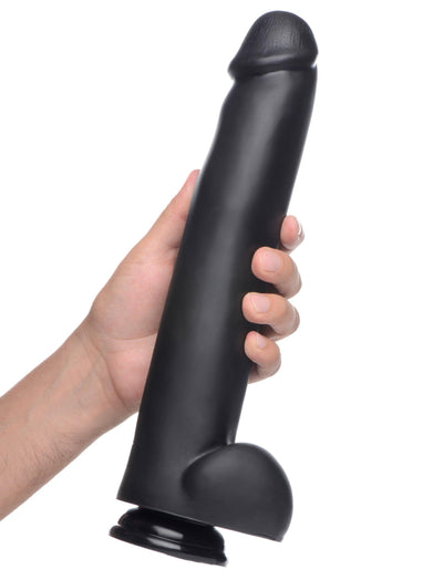 13 Inch Black Master | Large Realistic Dildo - Huge Realistic Dildo - Big Realistic Dildo - The Dildo Hub