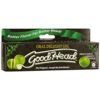 Good Head Oral Delight Gel 4 Oz - Green Apple | Doc Johnson  from Doc Johnson