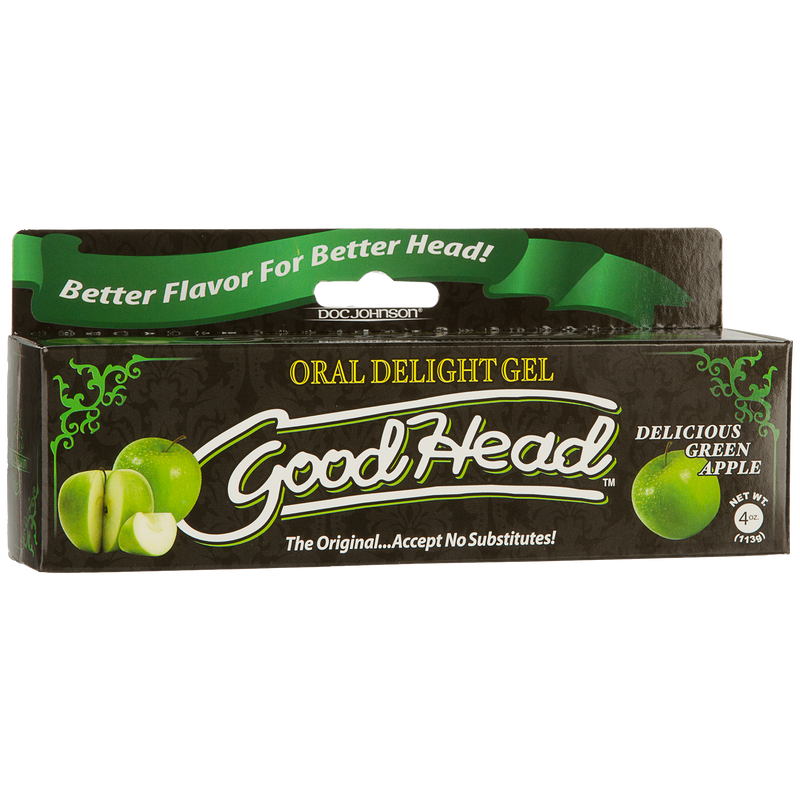 Good Head Oral Delight Gel 4 Oz - Green Apple | Doc Johnson  from Doc Johnson
