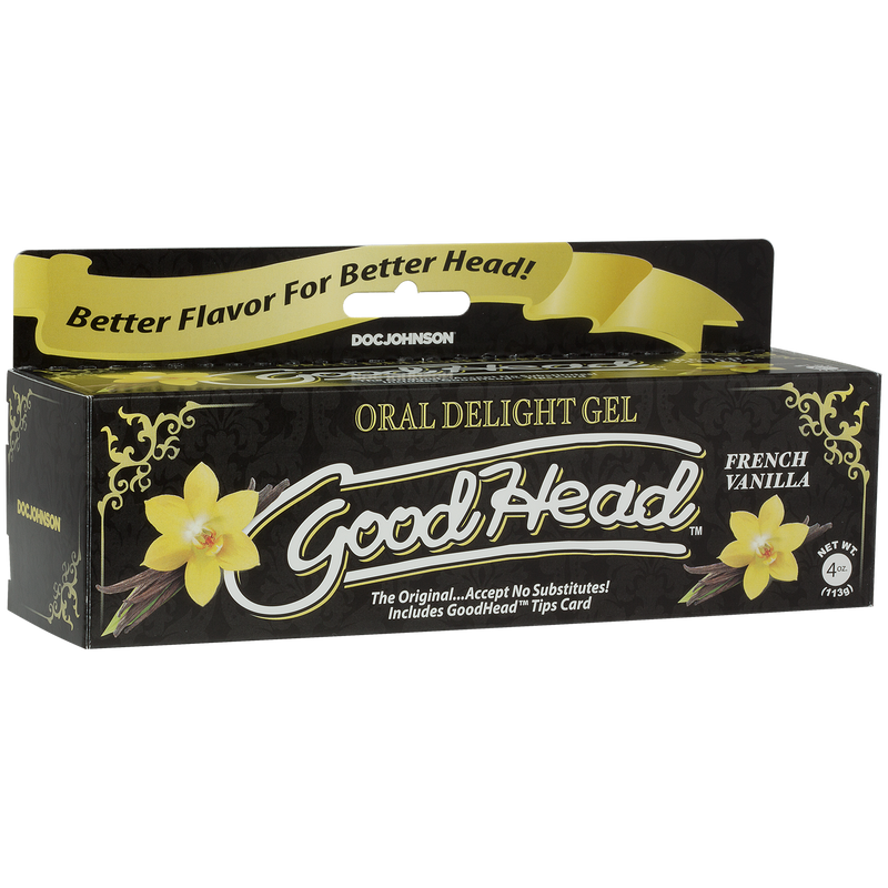 Goodhead - Oral Delight Gel - 4 Oz Tube - French Vanilla  from Doc Johnson