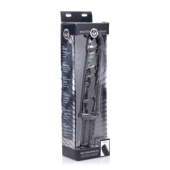 14.5 Inch Black Violator | 13-Mode Large Vibrating Dildo - Thrusting D The Dildo Hub 14.5 Inch Black Violator | 13-Mode Large Vibrating Dildo - Thrusting D The Dildo Hub