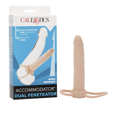 The Accommodator Dual Penetrator - Ivory | CalExotics  from CalExotics