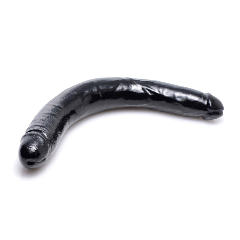 17.5 Inch Double Black Dong | Double Dildo - Double-Ended Dildo - The Dildo Hub