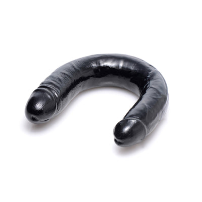 17.5 Inch Double Black Dong | Double Dildo - Double-Ended Dildo - The Dildo Hub