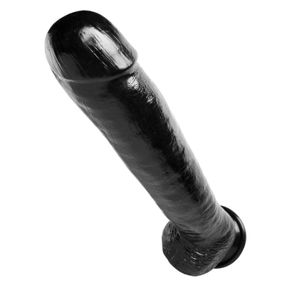 17 Inch Black Destroyer | Large Realistic Dildo - Huge Realistic Dildo - Extreme Dildo - The Dildo Hub