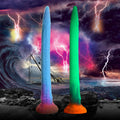 Makara 18.25 Inch Silicone Glowing XL Snake Dildo w/ Suction Cup