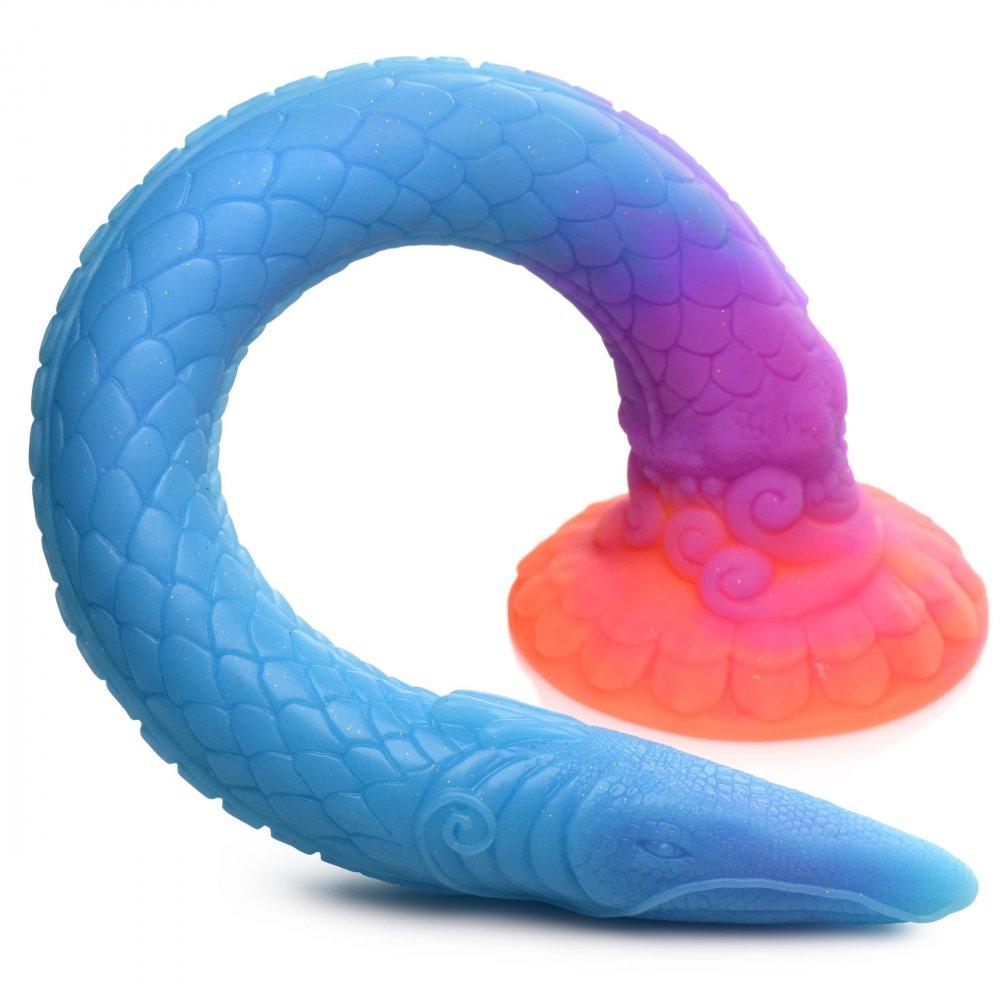 18.25 Inch Makara | Fantasy Dildo - Tentacle Dildo - Glowing Dildo