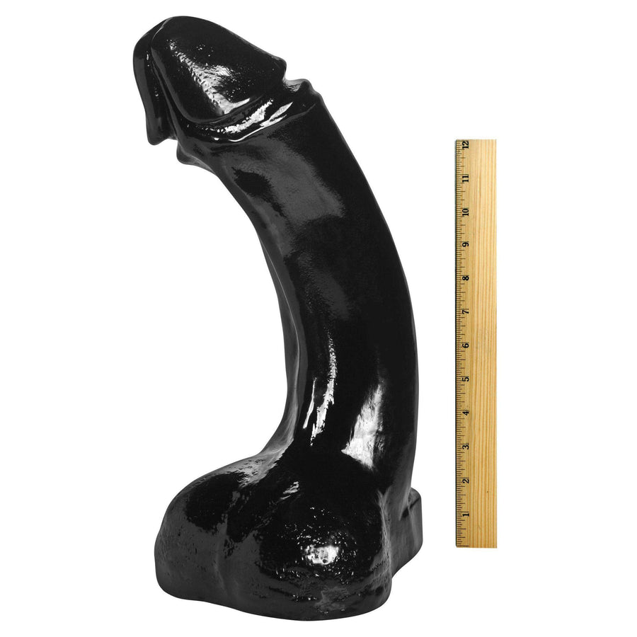 18 Inch Black Annihilator | Huge Realistic Dildo - Extreme Dildo - Extra Large Dildo - The Dildo Hub